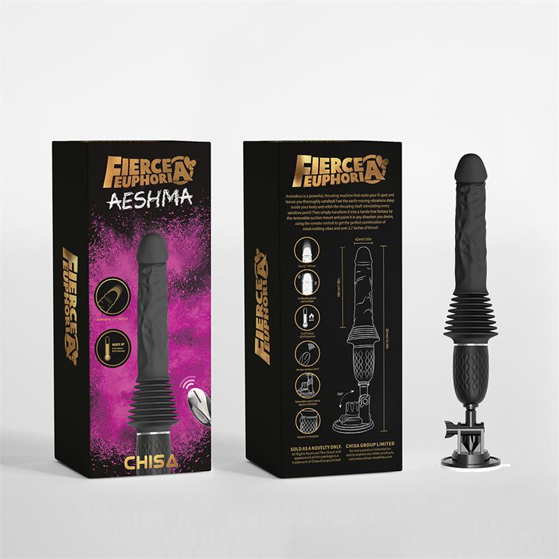 Aeshma Dildo Vibrador con Thrusting y Control Remoto - Imagen 5
