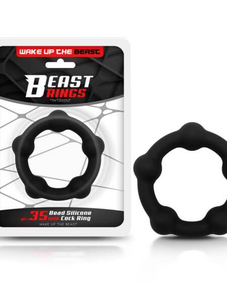 Anillo para el Pene Silicona Sólida 3.5 cm Negro