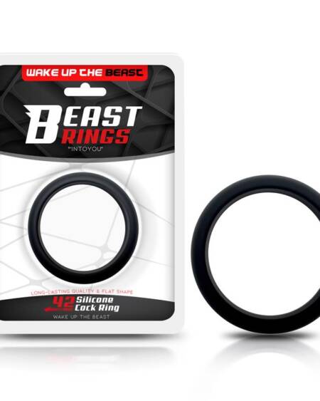 Anillo para el Pene Silicona Sólida 4.2 cm Negro