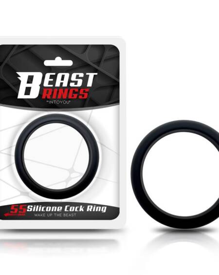 Anillo para el Pene Silicona Sólida 5.5 cm Negro