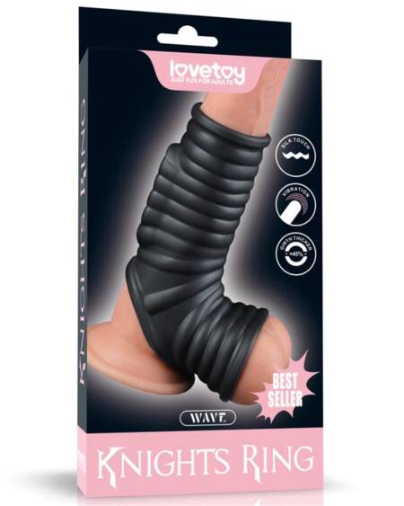 Anillo Vibrador para Pene y Escroto Wave Knights