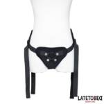Arnés Strap On Encaje con Anillo Silicona Ajustable