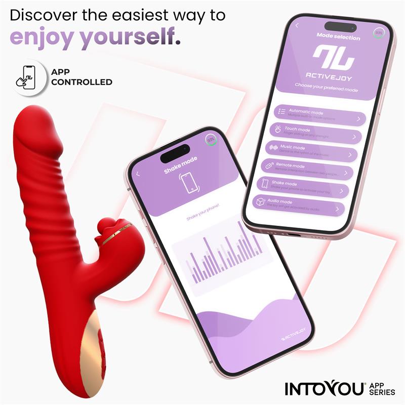 Ascen Vibrador con Thrusting y Waving y APP USB Magnético - Imagen 6