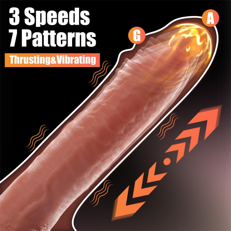 Baird Dildo con Thrusting y Vibración 8.07 - Imagen 5