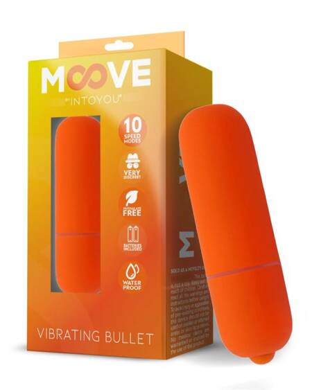 Bala Vibradora 10 Velocidades Naranja