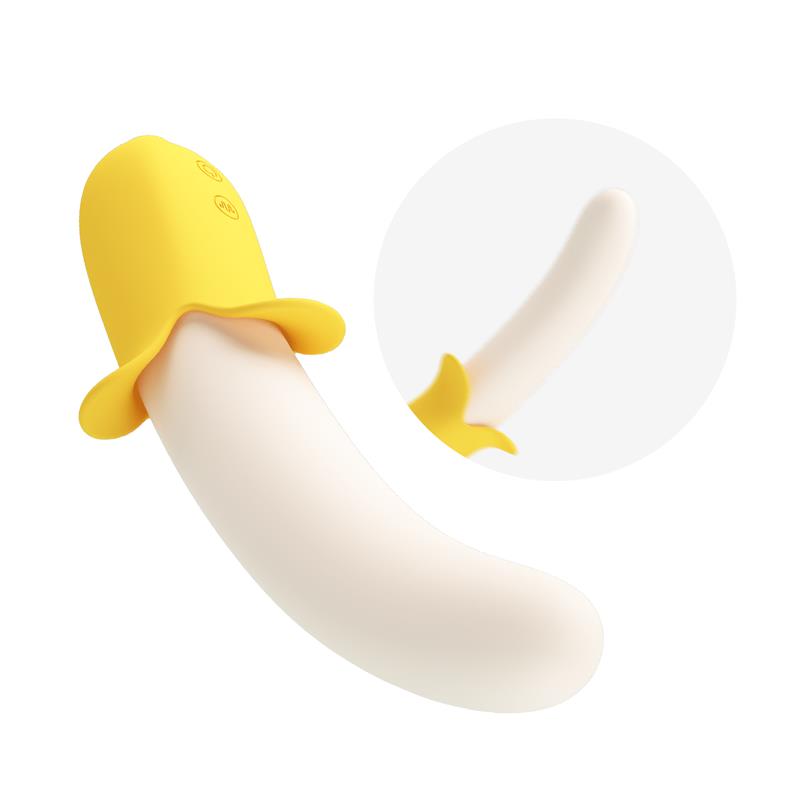 Banana Geek Vibrador con Thrusting USB - Imagen 4