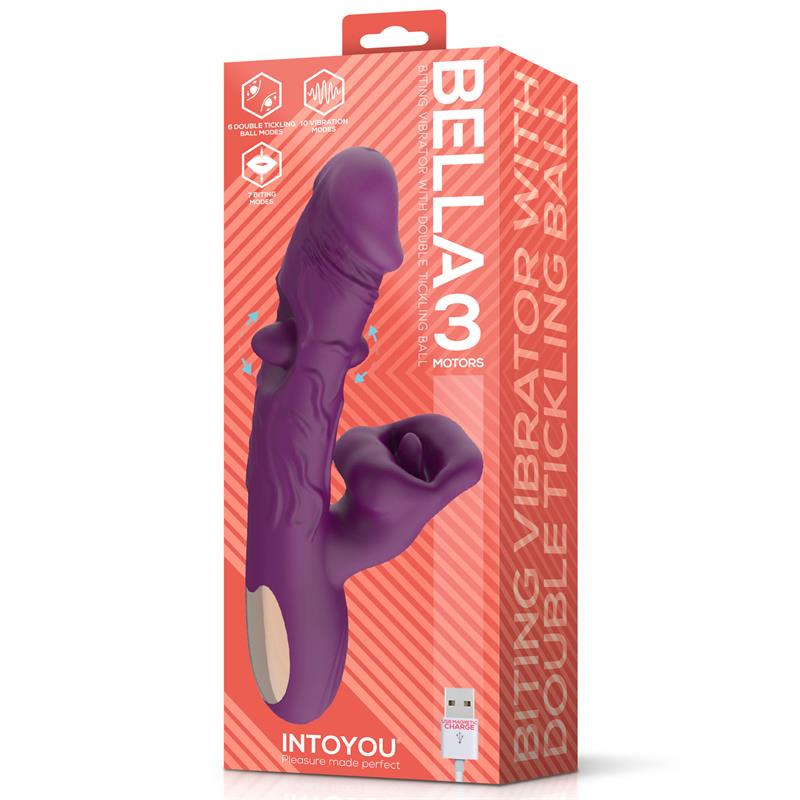 Bella Vibrador Doble Bola Cosquilleante y Mordisqueo 3 Motores - Imagen 7