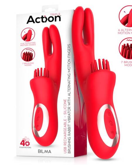 Bilma Vibrador con Movimientos Alternantes y Brushing 4 Motores