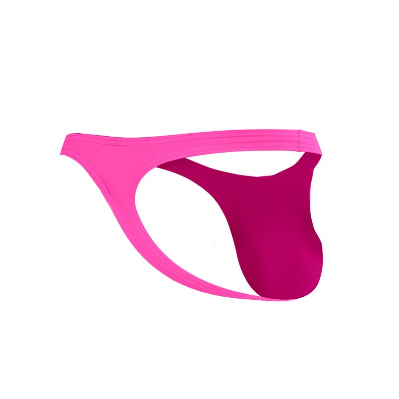C4MSPXBUL04 Tanga Bulge Plus Hot Pink - Imagen 4