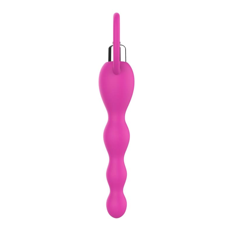 Cadena Anal con Vibración Rosa - Imagen 3