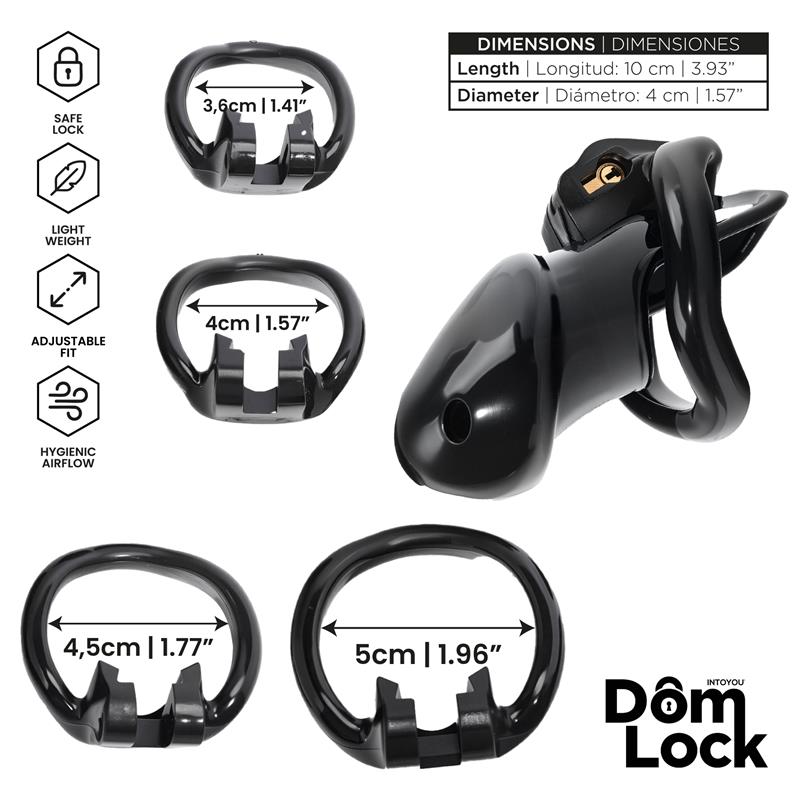 Closure Jaula para el Pene con Candado Interno - Imagen 3