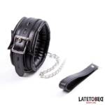 Collar Acolchado Grande con Correa