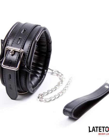 Collar Acolchado Grande con Correa