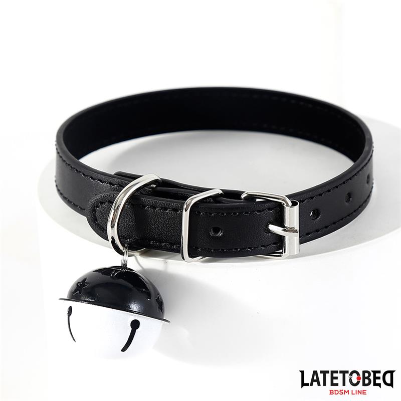 Collar con Cascabel Ajustable Negro - Imagen 3