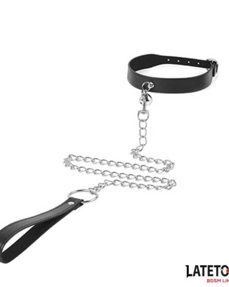 Collar con Cascabel y Correa