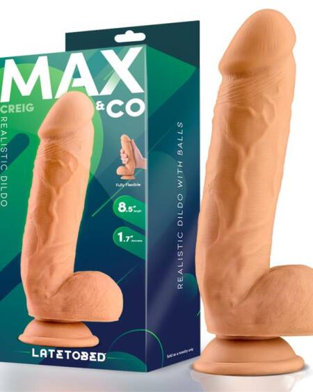 Creig Dildo Realista con Testículos 8.5 Natural