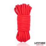 Cuerda Bondage de Algodón 5 m Roja