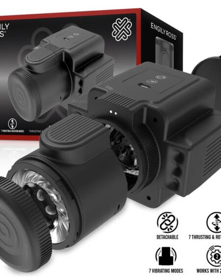 Cumera Masturbador de Cámara con Rotación y Thrusting