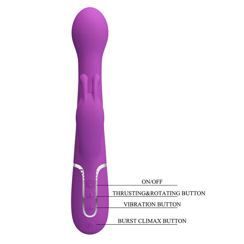 Dejon Vibrador con Thrusting y Rotación Twinkled - Imagen 8