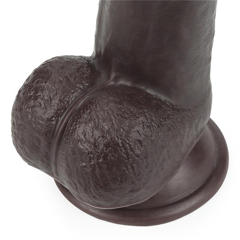 Dildo con Piel Retractil 9 Negro - Imagen 6