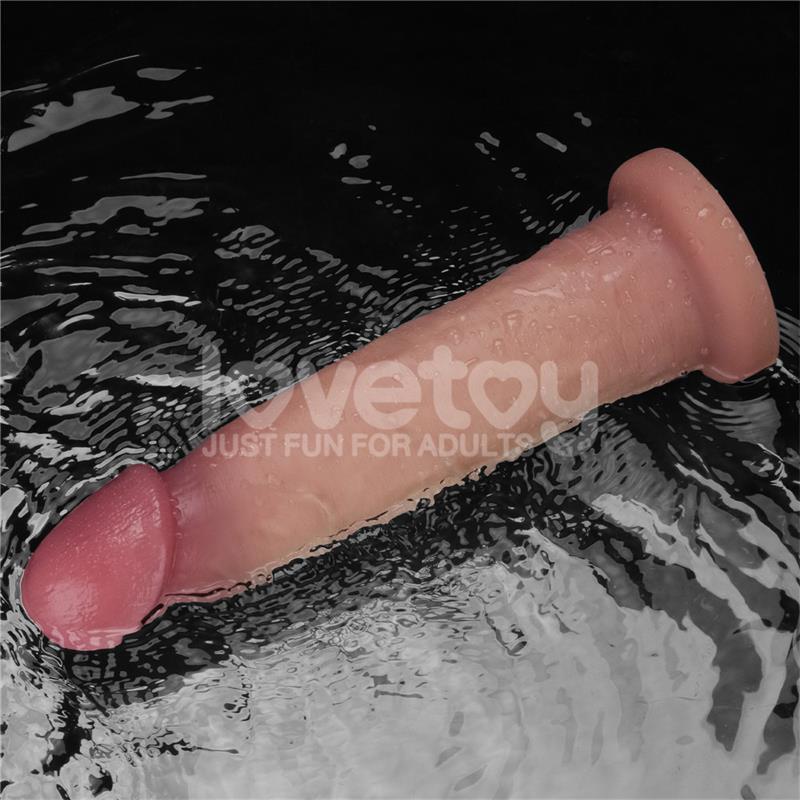 Dildo con Vibración Piel Deslizante Silicona Dual Layer 9 - Imagen 16