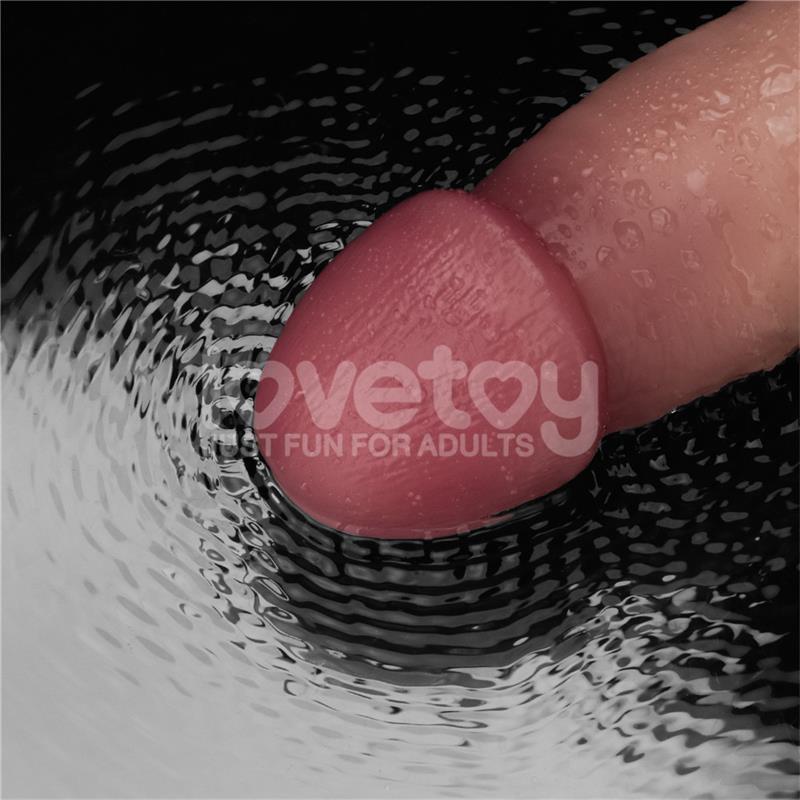 Dildo con Vibración Piel Deslizante Silicona Dual Layer 9 - Imagen 17