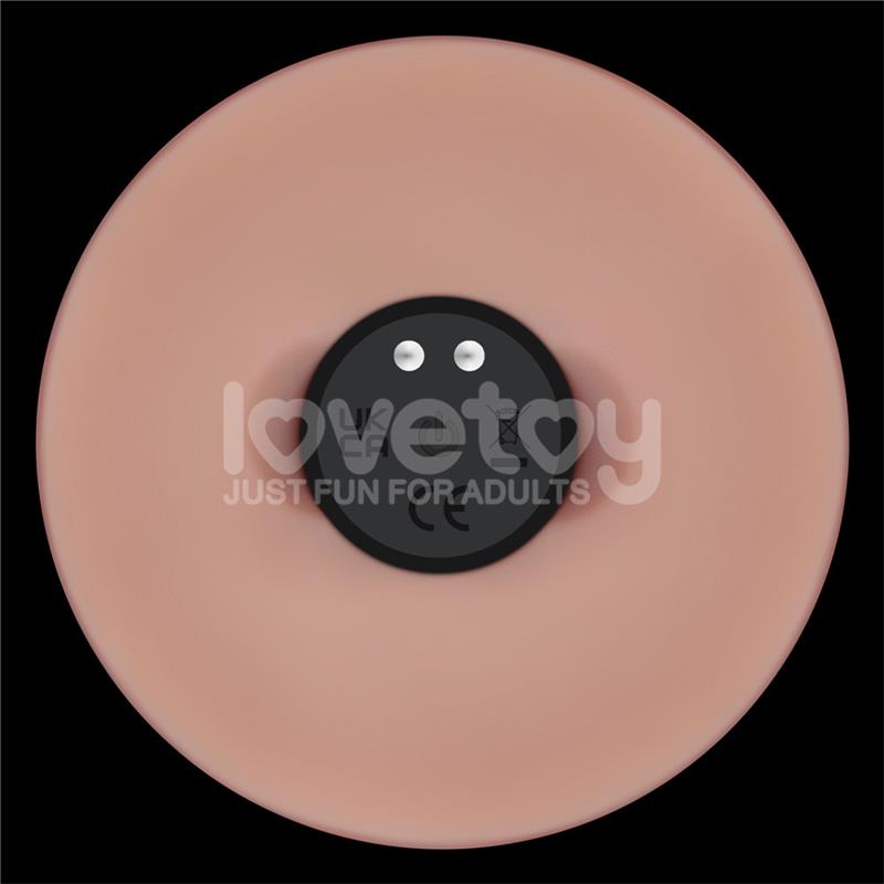 Dildo con Vibración Piel Deslizante Silicona Dual Layer 9 - Imagen 7