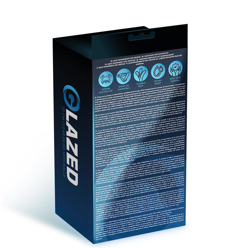 Dildo Curvado Material Cristalino 14 cm - Imagen 3