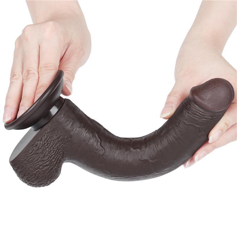 Dildo Dual Density Piel Deslizante Retractil 9 - Imagen 5