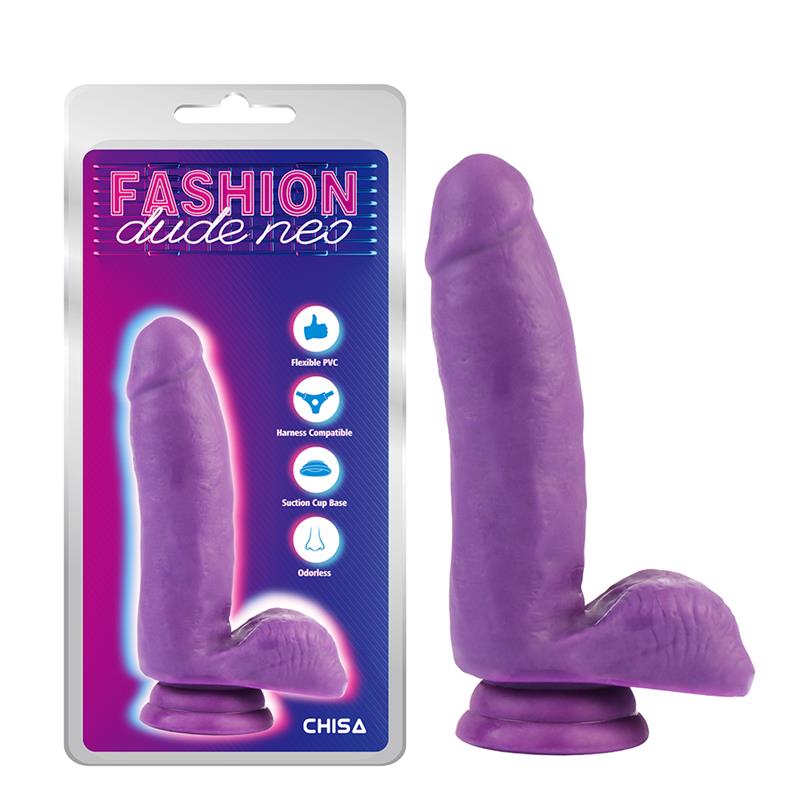 Dildo Dual Density Purpura 6.7 - Imagen 5