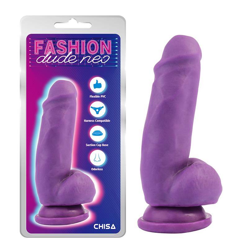 Dildo Dual Density  Purpura 6.9 - Imagen 5