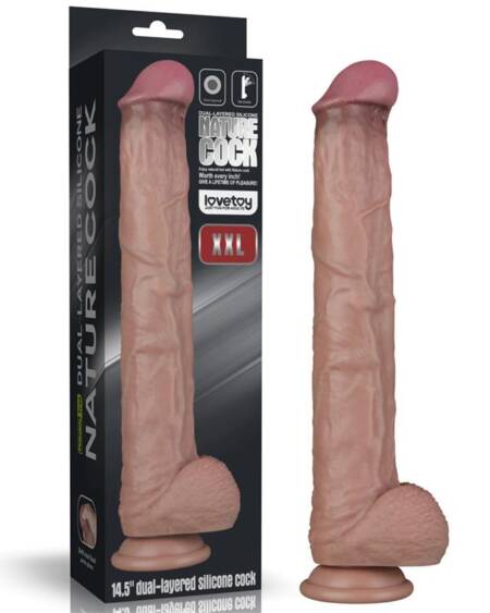 Dildo Dual Layer Articulable XXL 14,5