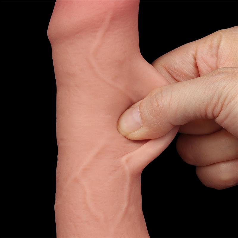 Dildo Dual Layer Piel Deslizante Retractil 7 - Imagen 6