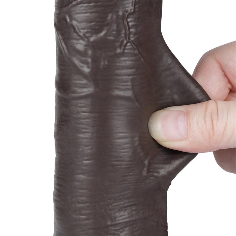 Dildo Dual Layer Piel Deslizante Retractil 8 - Imagen 8