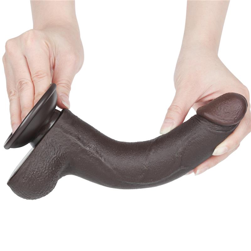 Dildo Dual Layer Piel Deslizante Retractil 8.5 - Imagen 5