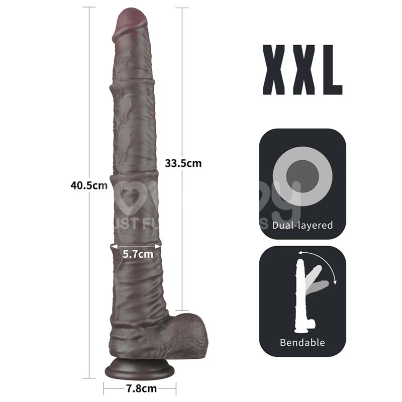 Dildo Dual Layered Articulable XXL 16 - Imagen 14