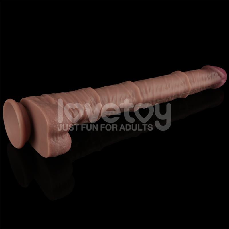 Dildo Dual Layered Articulable XXL 16 - Imagen 4