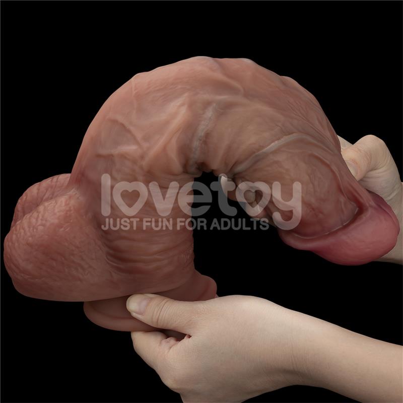Dildo Dual Layered XXL 10.5 Negro - Imagen 7