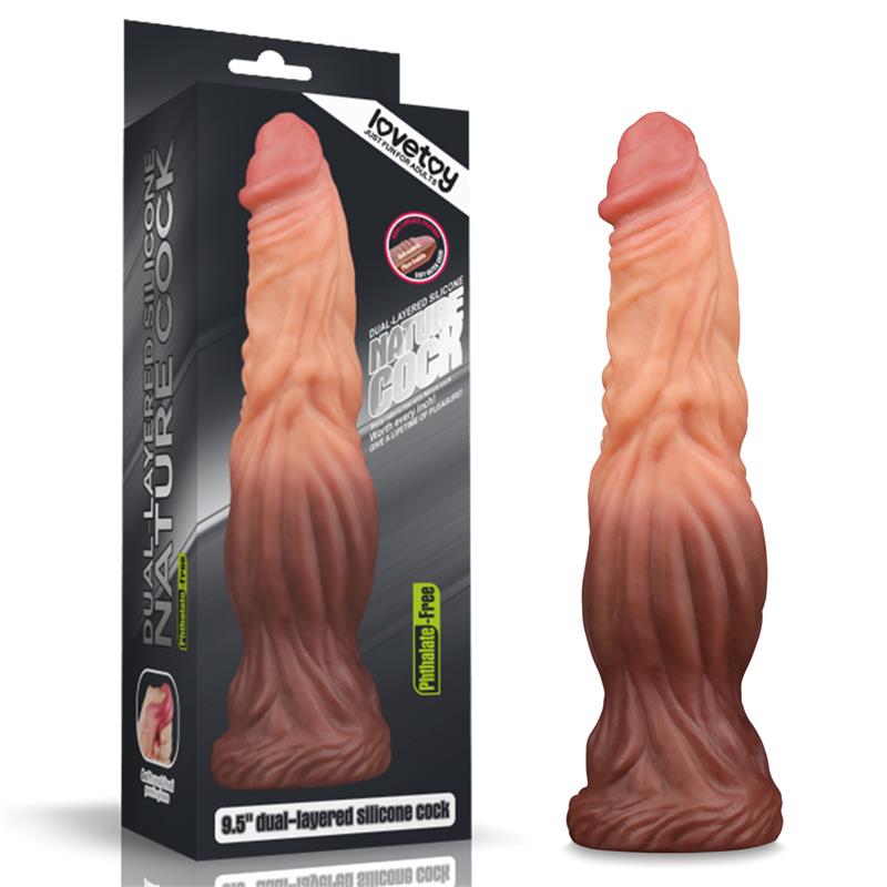 Dildo Nature 9.5 Dual Layer - Imagen 3