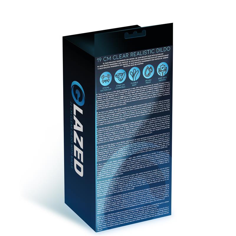 Dildo Realista Material Cristalino 19 cm - Imagen 3