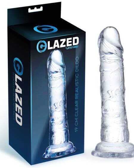 Dildo Realista Material Cristalino 19 cm