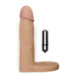 Dildo The Ultra Soft Double con Vibración 5.8 Natural