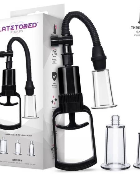Dupper Bomba Manual para Vagina y Pezones 3 Copas