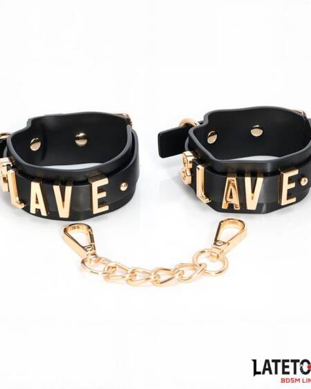 Esposas ESLAVE con Cadena Dorada