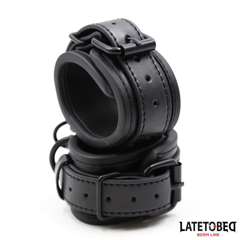 Esposas Neopreno Ajustables Negro - Imagen 3