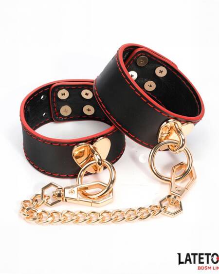 Esposas para Tobillos con Cadena Dorada