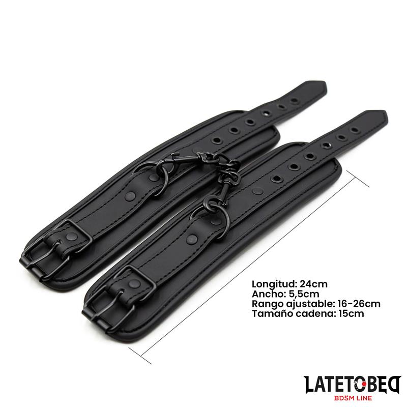 Esposas para Tobillos Negro Sólido - Imagen 6