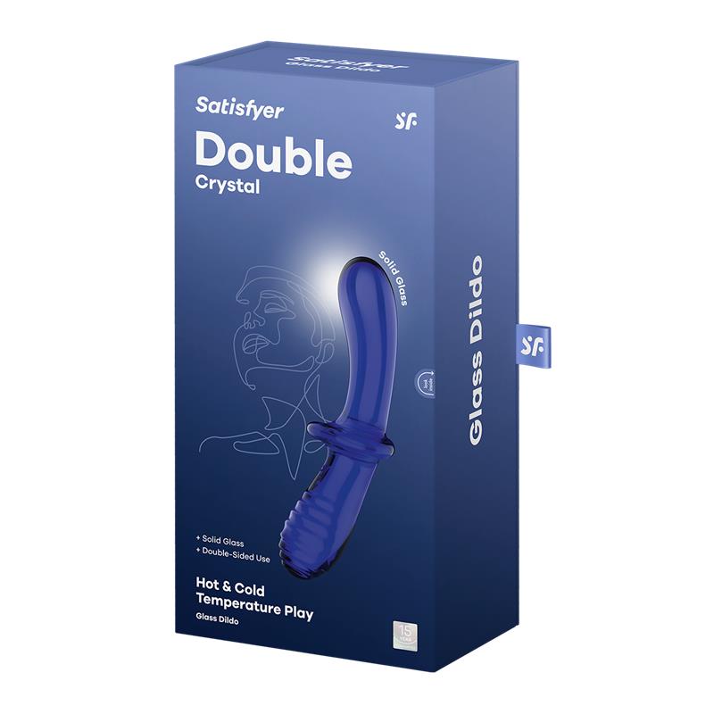 Estimulador de Cristal Double Crystal Hot and Cold Azul - Imagen 7