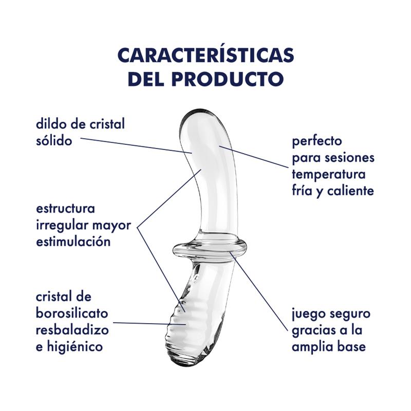 Estimulador de Cristal Double Crystal Hot and Cold Transparente - Imagen 5