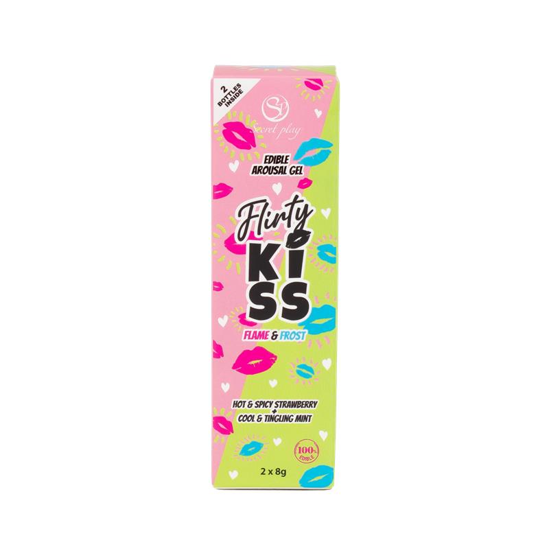 Flirty Kiss Geles para Sexo Oral Fresa y Menta 2x8gr - Imagen 7